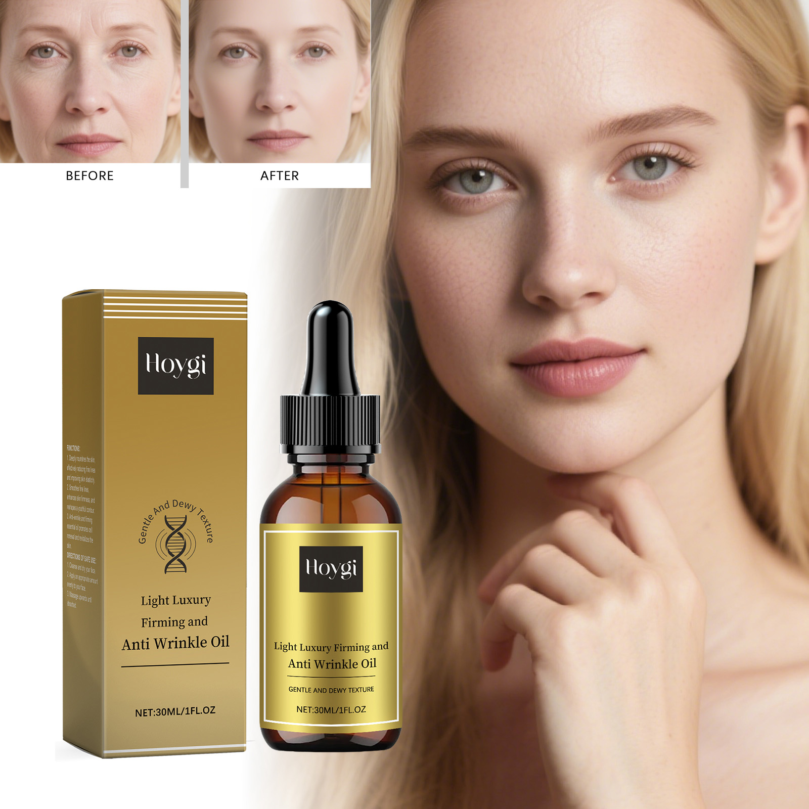 Luxury Skincare Lines - Huile de soin raffermissante pour le