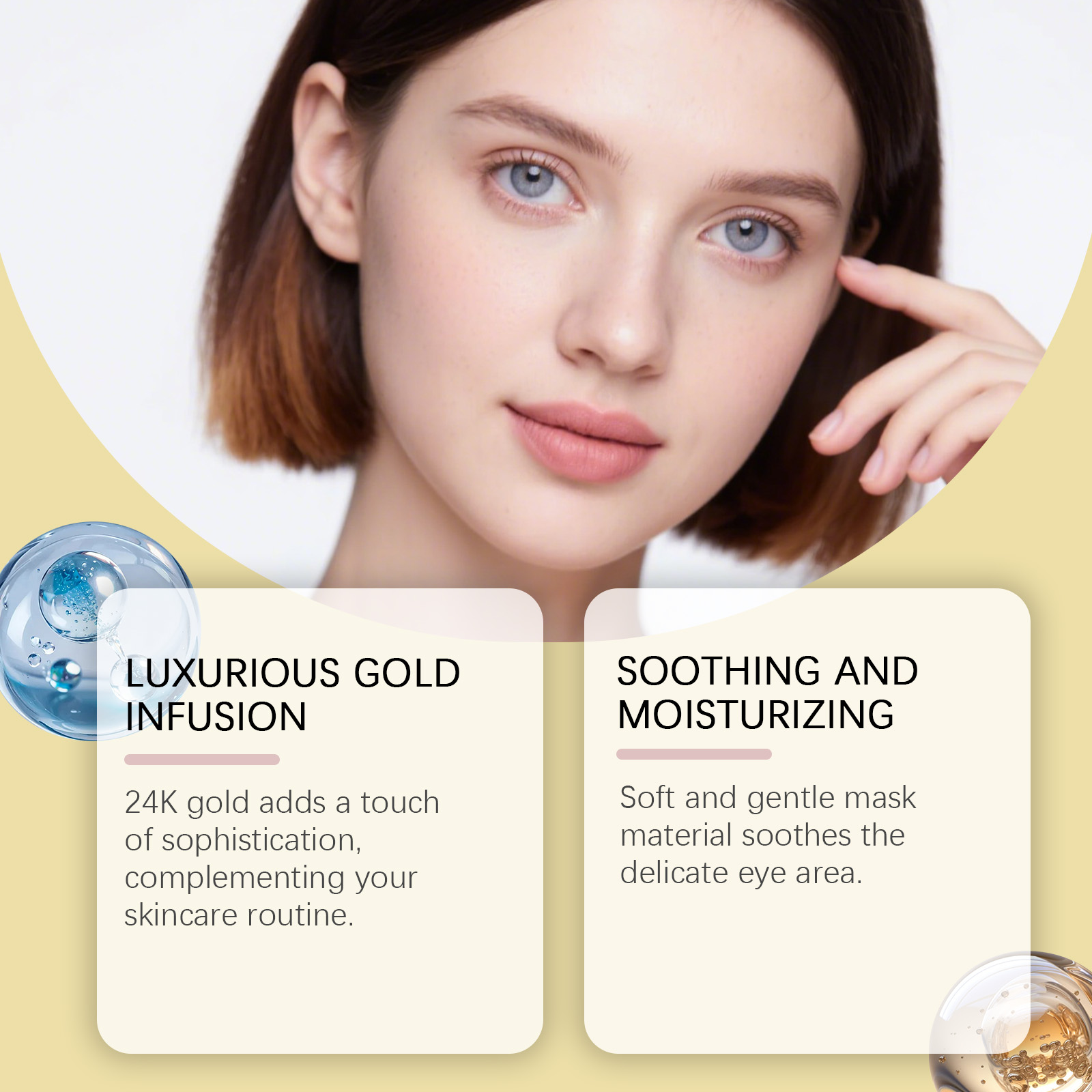 Masque pour les yeux réparateu - Luxury Skincare Mask avis et prix